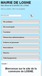 Mobile Screenshot of losne.fr