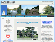 Tablet Screenshot of losne.fr